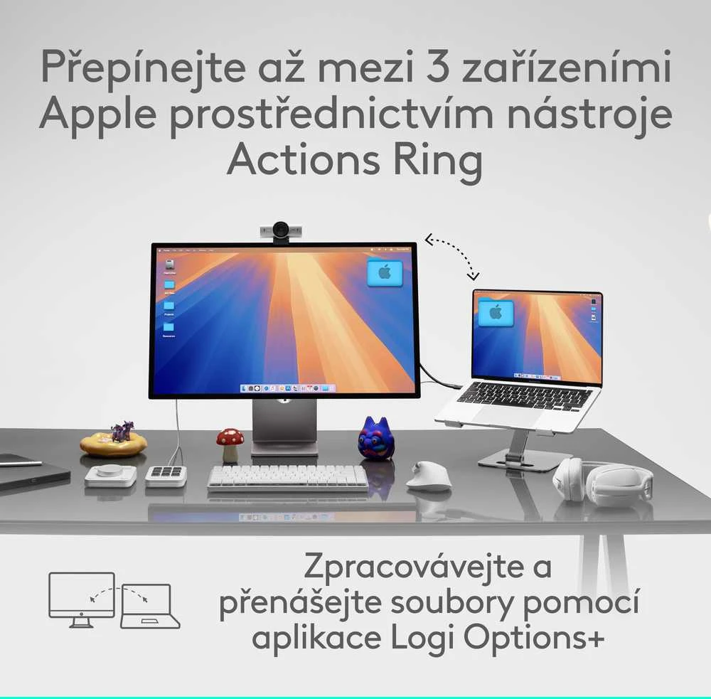 Pelė LOGITECH MX Master 4, skirta „Mac“ – SPACE Juodas – BT – EMEA28i-935