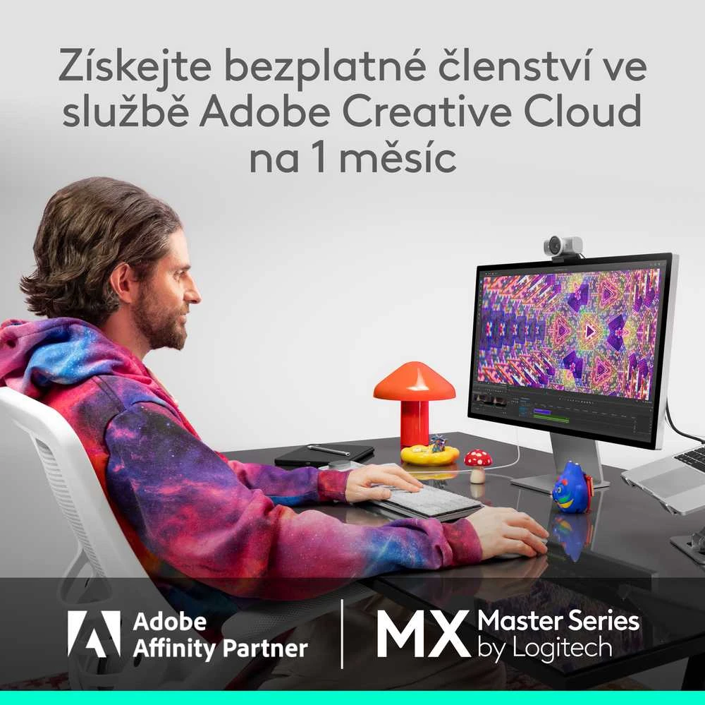 Pelė LOGITECH MX Master 4, skirta „Mac“ – SPACE Juodas – BT – EMEA28i-935