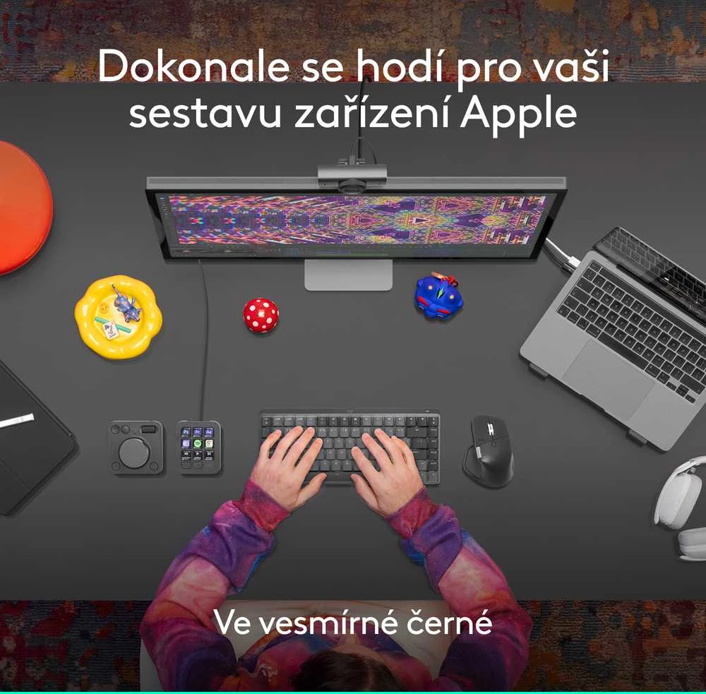 Pelė LOGITECH MX Master 4, skirta „Mac“ – SPACE Juodas – BT – EMEA28i-935
