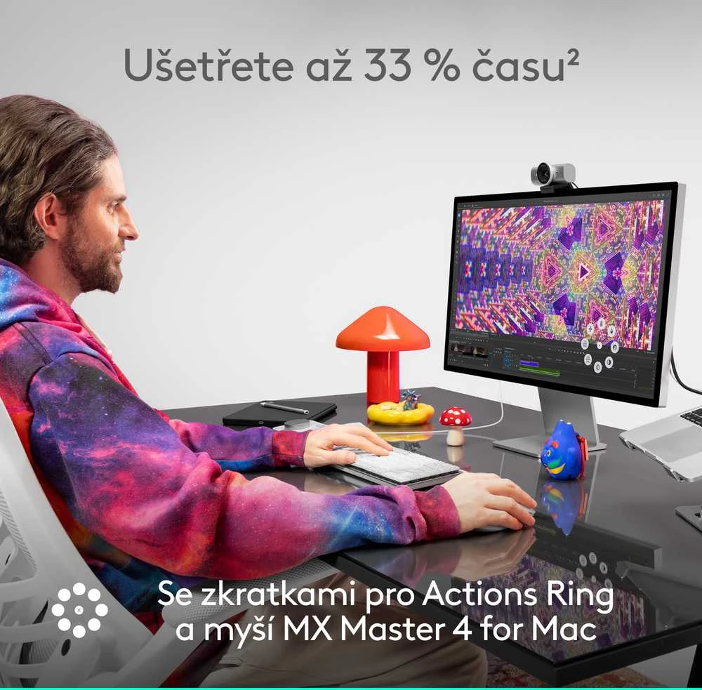 Pelė LOGITECH MX Master 4, skirta „Mac“ – SPACE Juodas – BT – EMEA28i-935