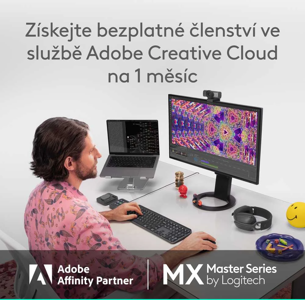 Logitech MX Master 4 belaidė pelė | spalva: šviesiai pilka (Pale Grey) - 910-007563