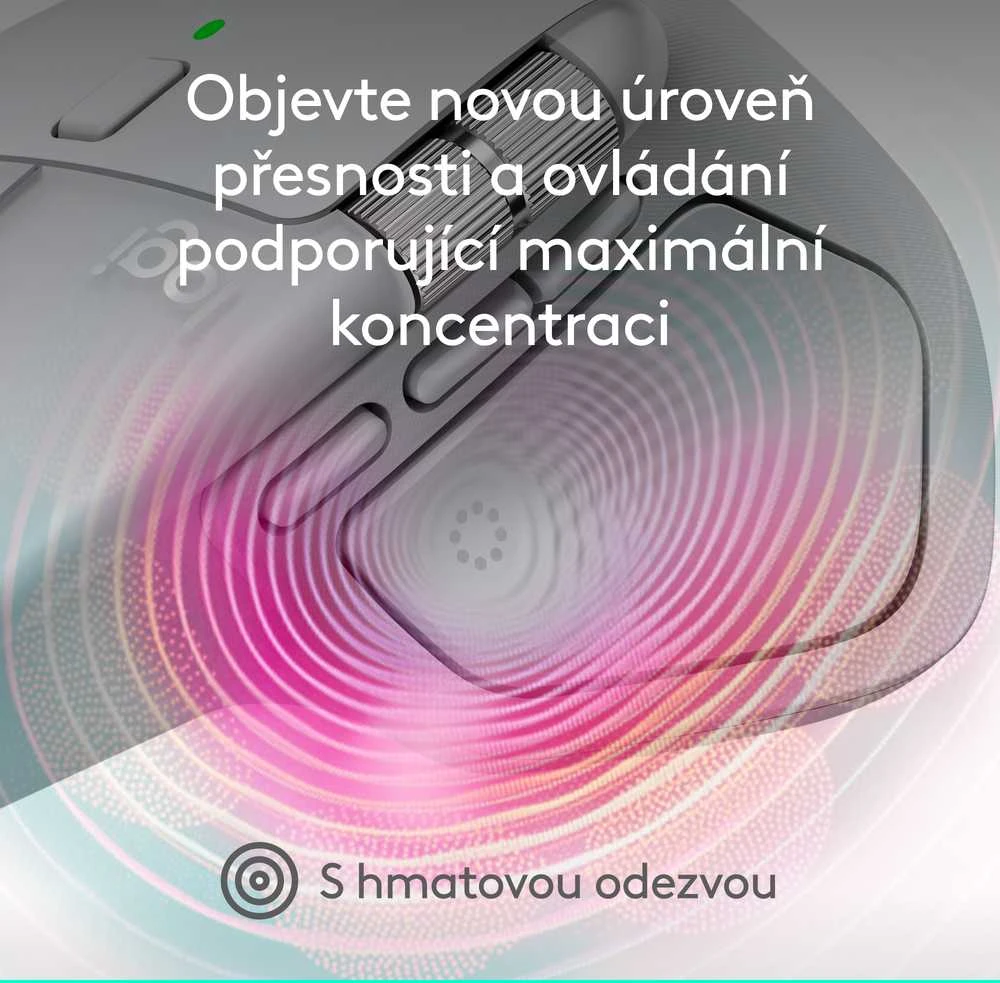Logitech MX Master 4 belaidė pelė | spalva: šviesiai pilka (Pale Grey) - 910-007563