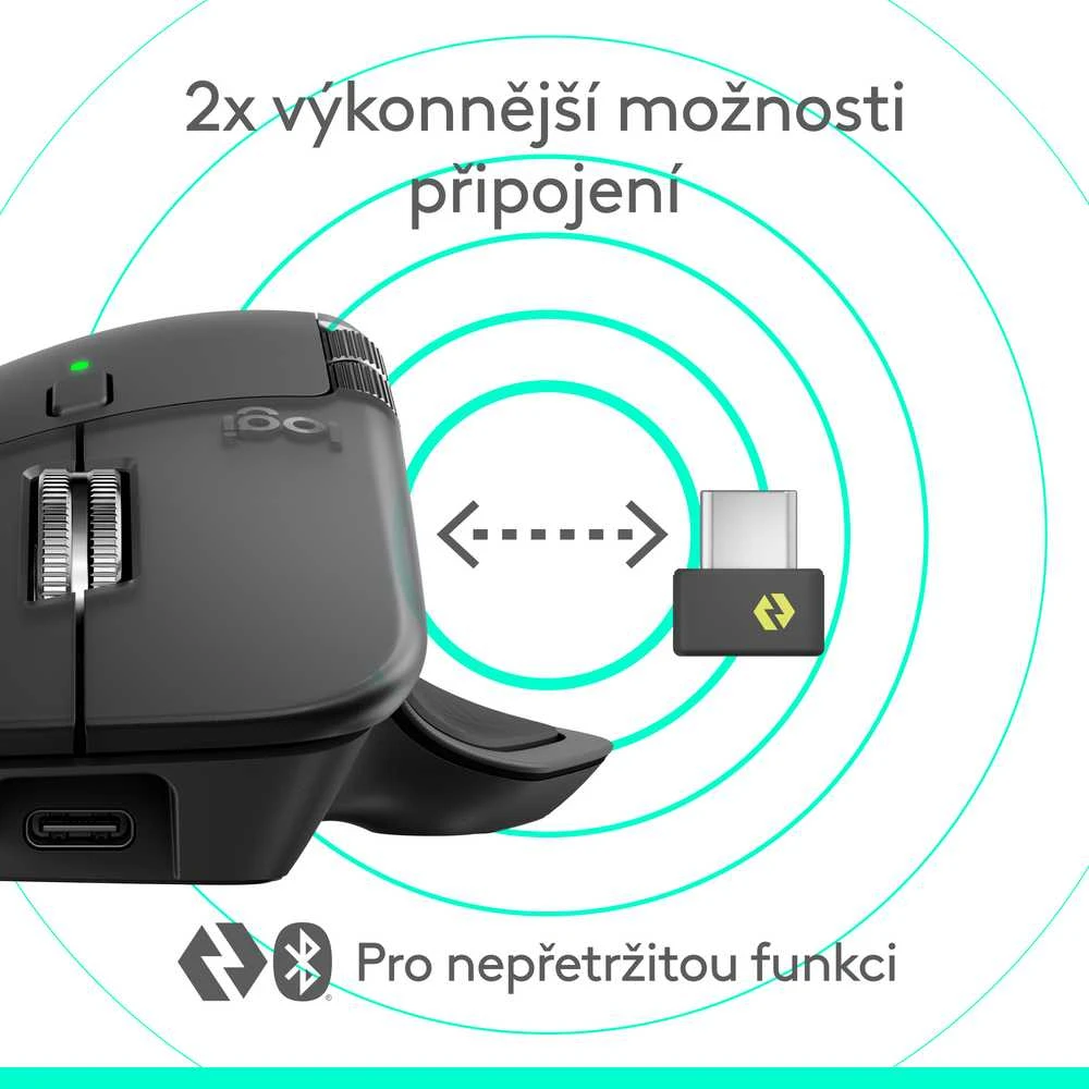 Pelė Logitech MX Master 4 verslui - Graphite