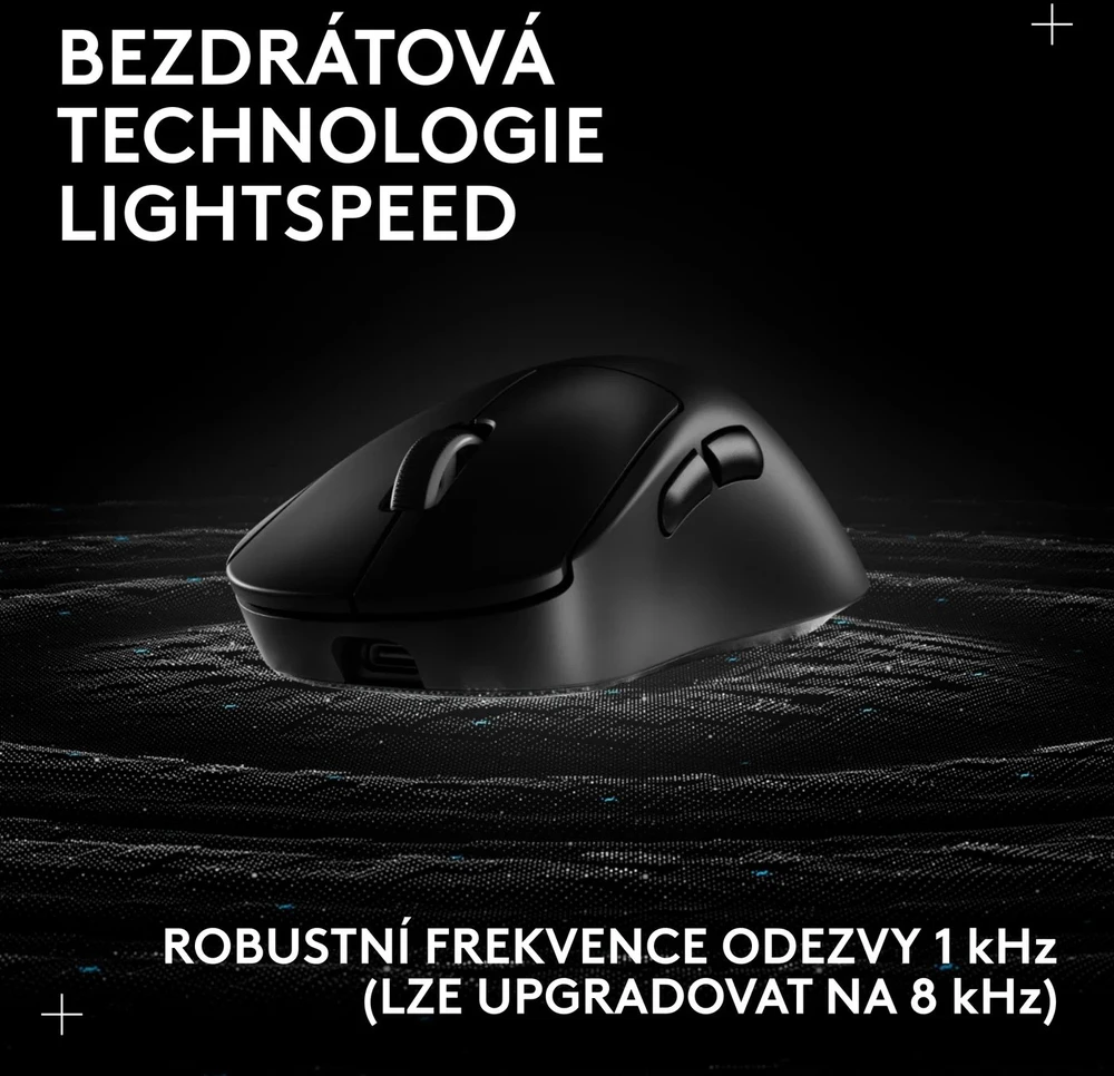 Pelė Logitech PRO X Superlight 2 DEX SE, Juodas