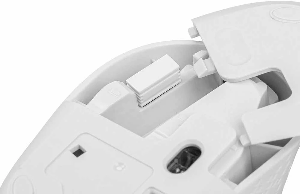 Belaidis Pelė - NATEC Stork Optinė 1600 DPI Ambidextrinė Balta
