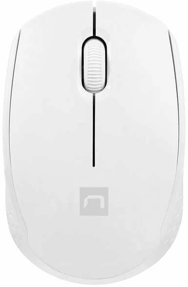 Belaidis Pelė - NATEC Stork Optinė 1600 DPI Ambidextrinė Balta