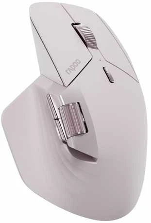 RAPOO pelė MT760M, kelių režimų, belaidė, optinė, rožinė