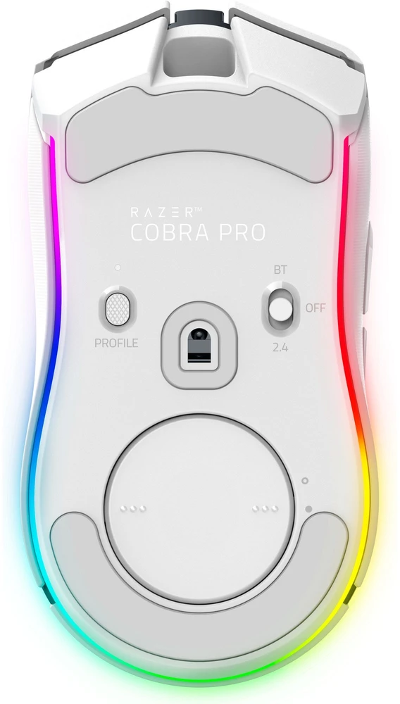Pelė Myszka žaidimams Razer Cobra Pro belaidė 30000 dpi optinė balta