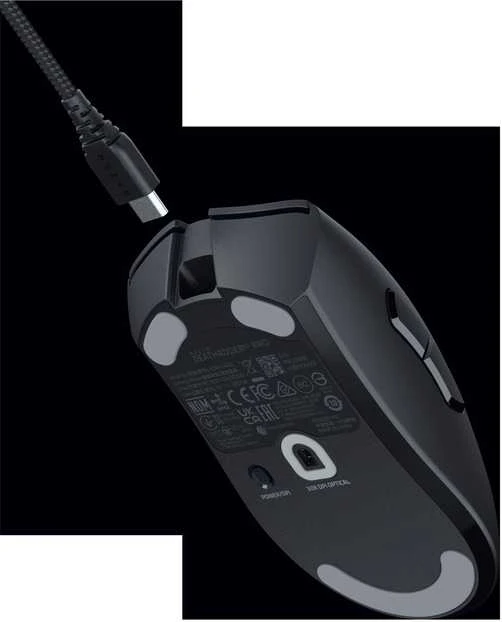 Pelė Myszka žaidimams Razer DeathAdder V3 Pro + HyperPolling Dongle belaidė 30000 dpi optinė juoda