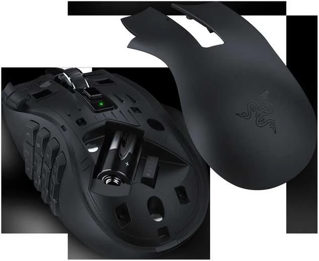 Razer | Naga V2 HyperSpeed | Wireless | Pelė žaidimams | 2.4GHz, Bluetooth | Juodas | No