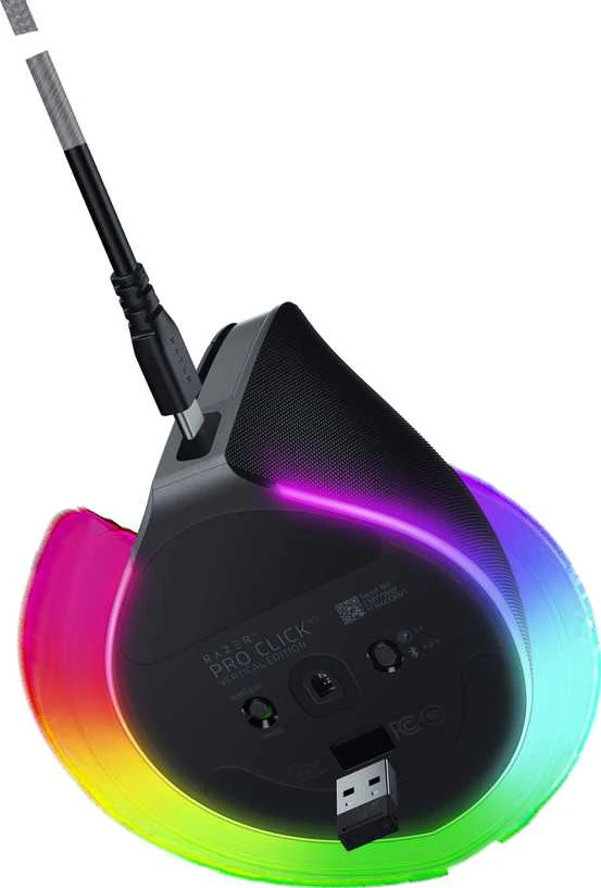 Razer | Ergonomic Pelė | Pro Click V2 Vertical | Wireless