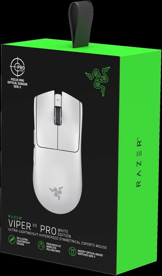 Pelė Razer Viper V3 Pro, balta