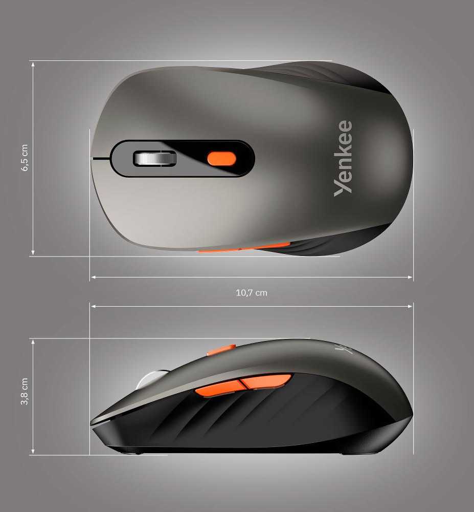 YMS 2045GY Dual mode WL pelė SWAYYENKEE