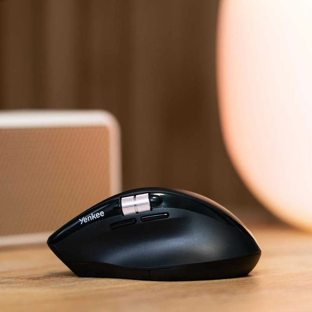 Yenkee Belaidė įkraunama pelė, dviguba 2xBT + USB2.4G „flying scroll“