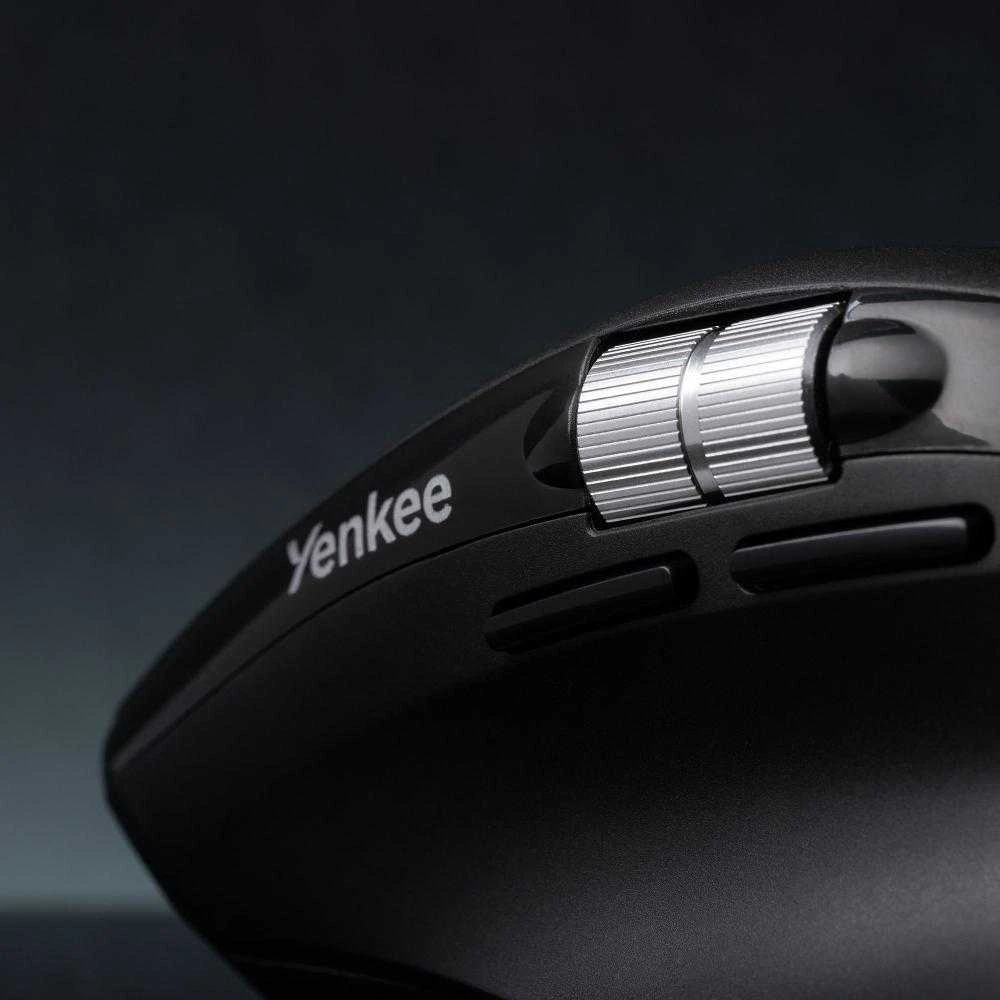 Yenkee Belaidė įkraunama pelė, dviguba 2xBT + USB2.4G „flying scroll“