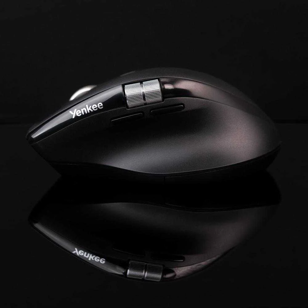 Yenkee Belaidė įkraunama pelė, dviguba 2xBT + USB2.4G „flying scroll“