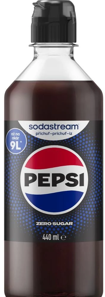Pepsi Max skonio SodaStream becukris sirupas, 440ml