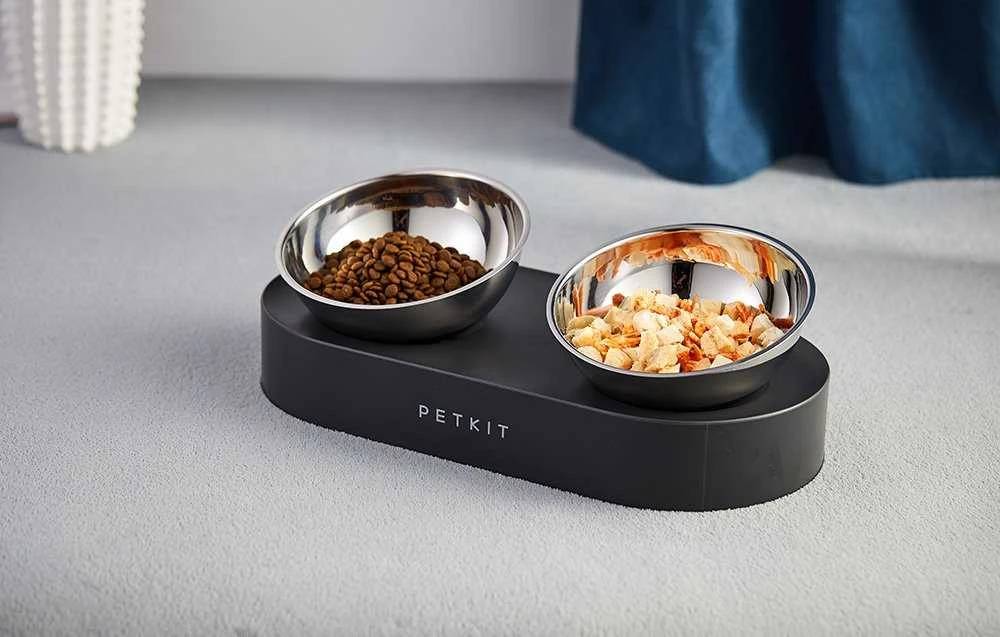 Gyvūnų dubenėliai PETKIT  Fresh Nano Metal 0.48 L, ABS/nerūdijantis plienas