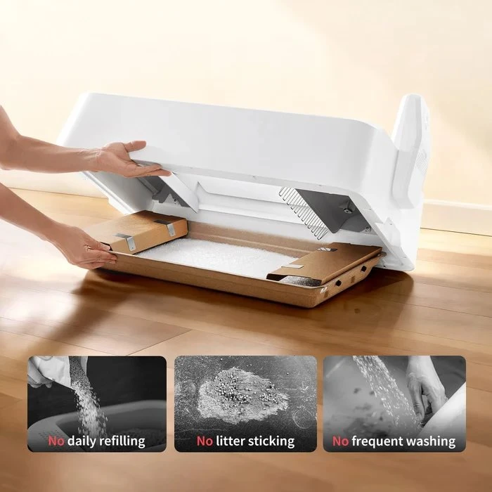Automatinis katės tualetas Petkit Purobot Purobot Crystal Duo, Baltas
