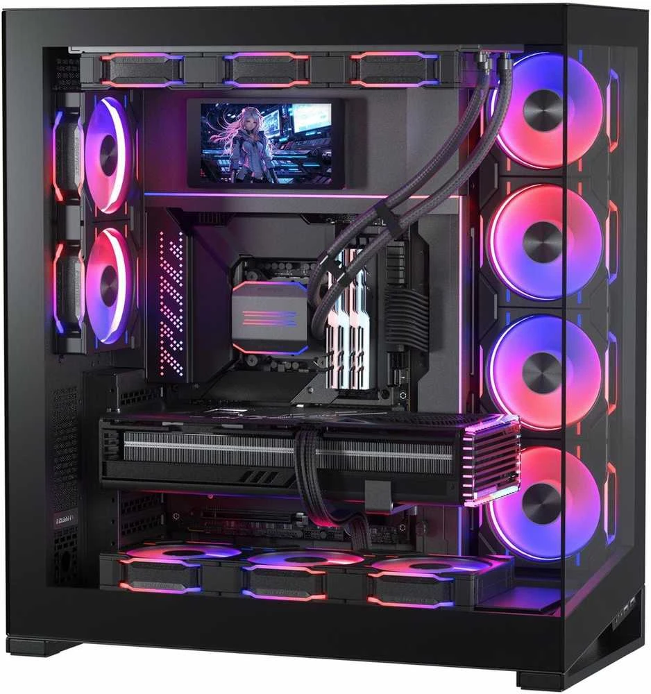„Phanteks“ PH-HRLCD_BK01 kompiuterio korpuso dalis Universalus LCD skydelio rinkinys