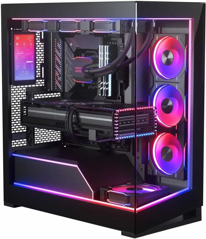 „Phanteks“ PH-HRLCD_BK01 kompiuterio korpuso dalis Universalus LCD skydelio rinkinys