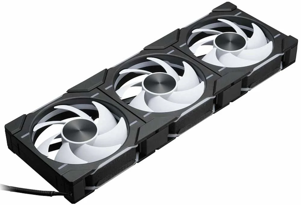 PHANTEKS D30 PWM reguliarus oro srautas D-RGB, 3 pak. - 120 mm, juoda