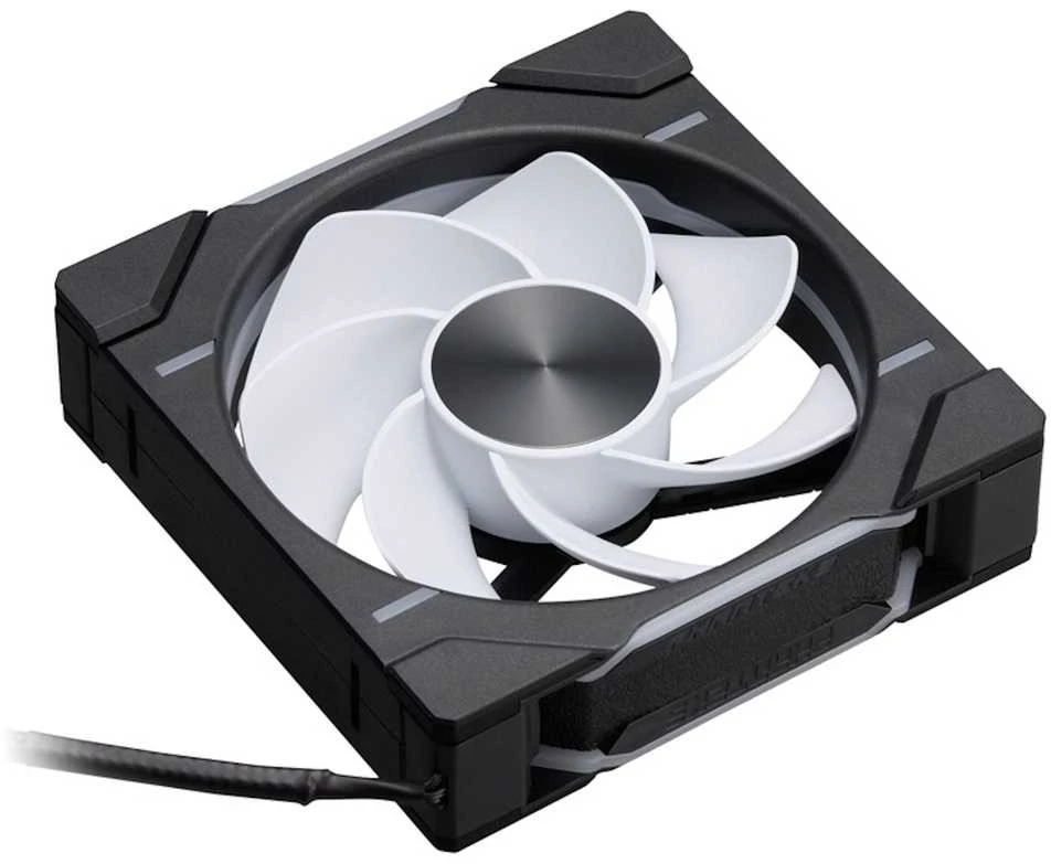 PHANTEKS D30 PWM Reverse Airflow D-RGB - 120mm, juoda
