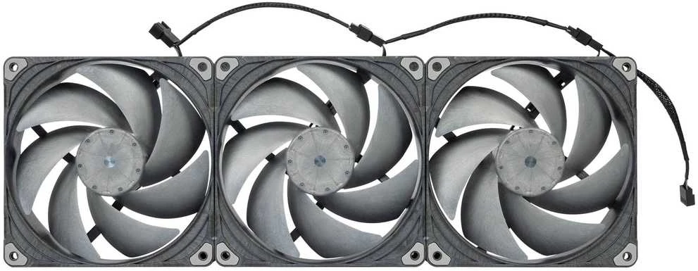„Phanteks T30 PWM“ 140 mm ventiliatorius, 3 vnt. pakuotėje – Juodas