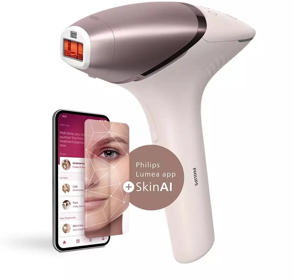 Fotoepiliatorius Philips Lumea IPL BRI977/00, Rausvos spalvos