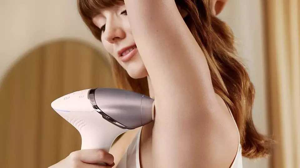 Fotoepiliatorius Philips Lumea IPL BRI977/00, Rausvos spalvos