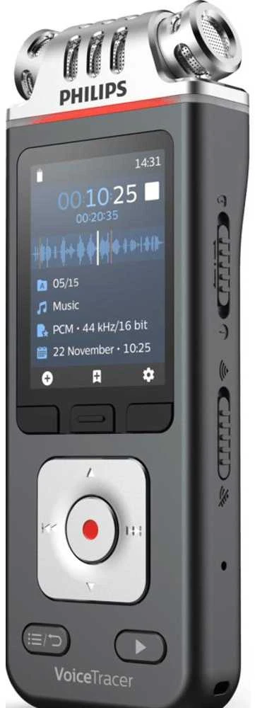Diktofonas „Philips DVT6115“ 8 GB USB atmintinė + kortelės lizdas