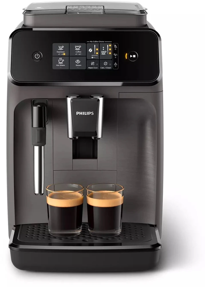 Kavos aparatas Philips | Espresso Series 1200 | EP1224/00 | Slėgis 15 bar | Su pieno plakikliu | Automatinis | 1500 W | Light Gray