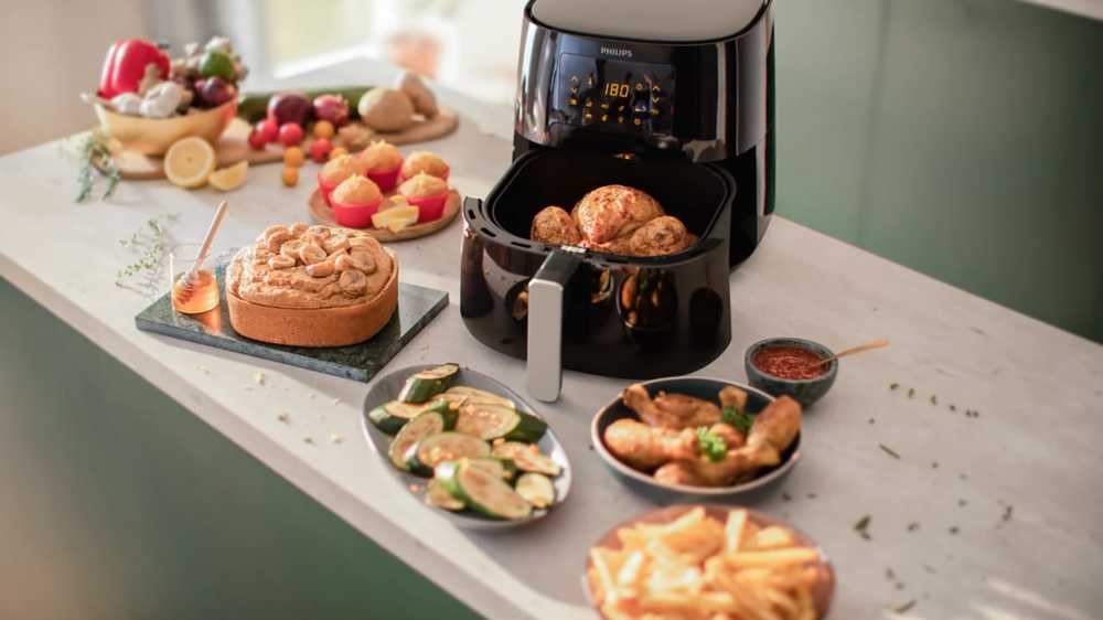 Gruzdintuvė Philips Airfryer XL HD9270/70, 2000 W, Talpa 6.2l, Juodos spalvos