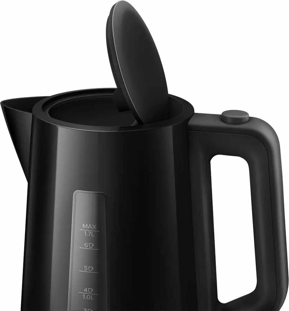 Philips Series 3000 Virdulys – 1,7 litro, šeimai skirtas dydis, juodas (HD9318/20)