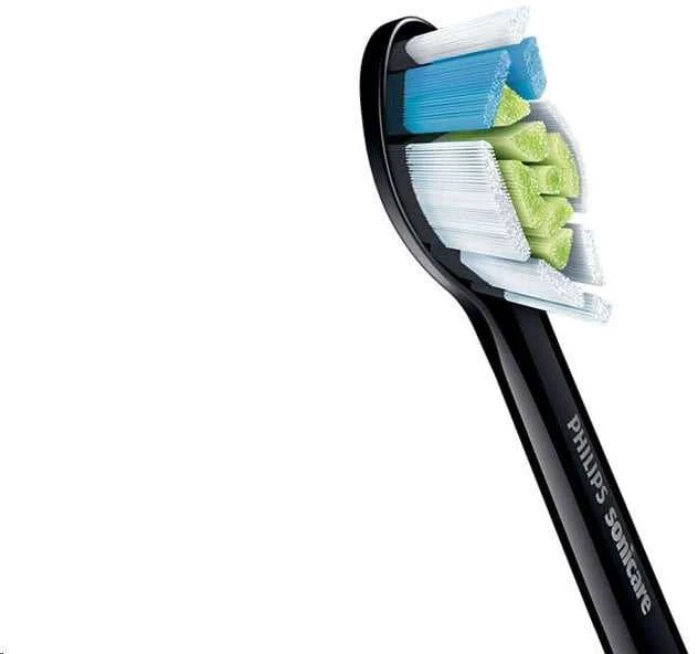 4 dalių šepetėlių galvučių pakuotė Philips Sonicare Optimal White HX6064/11, Juodos