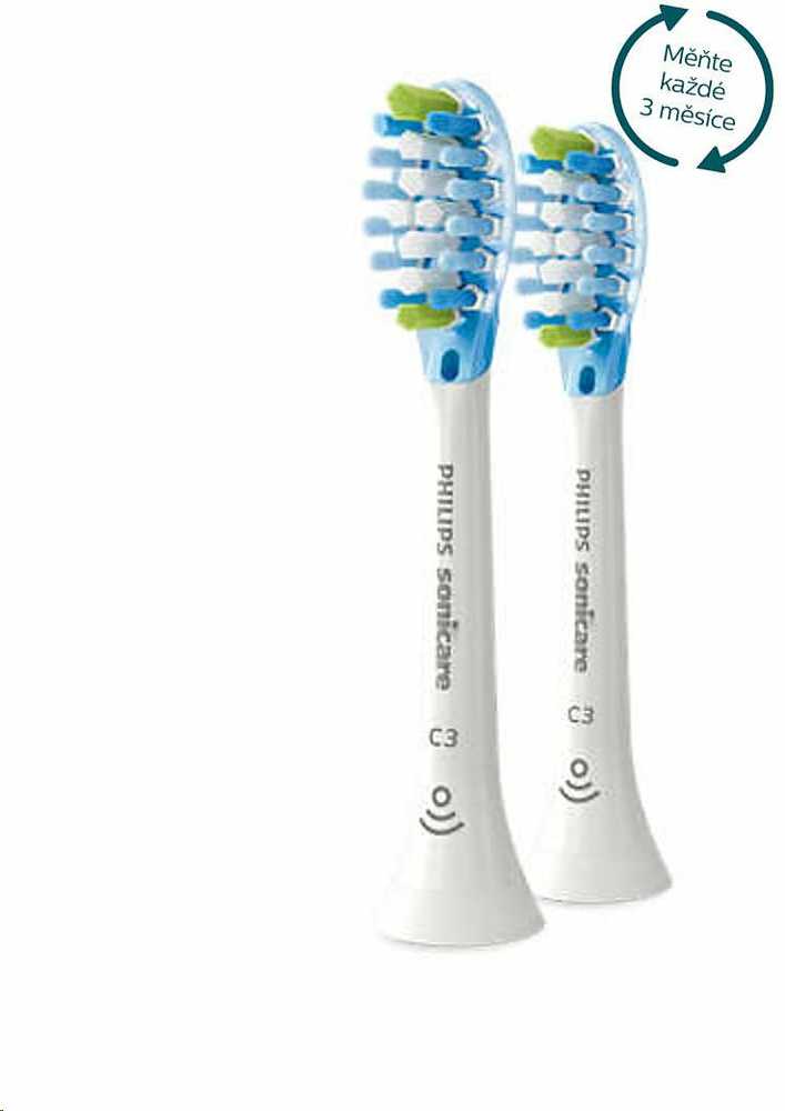 Philips Sonicare C3 Premium Plaque Defence Standartinės „Sonic“ dantų šepetėlio galvutės HX9042/17