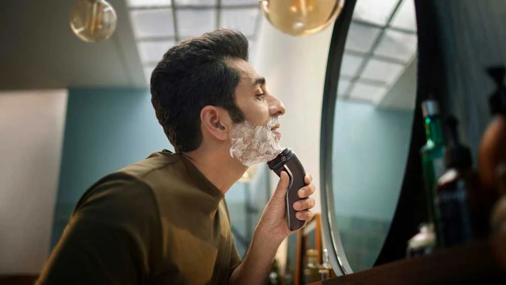 Drėgnojo ir sausojo skutimo elektrinė barzdaskutė Philips Shaver 3000 Series S3143/00