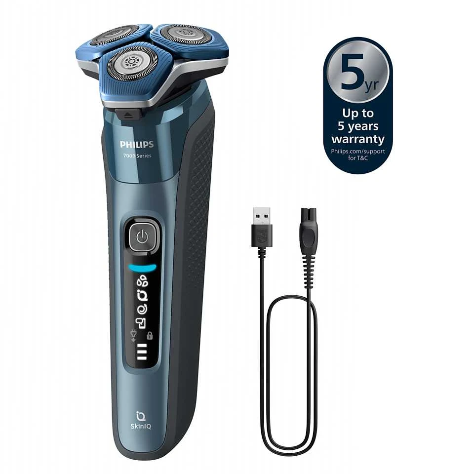 Philips Series 7000 Drėgnojo ir sausojo skutimo elektrinė barzdaskutė S7882/55