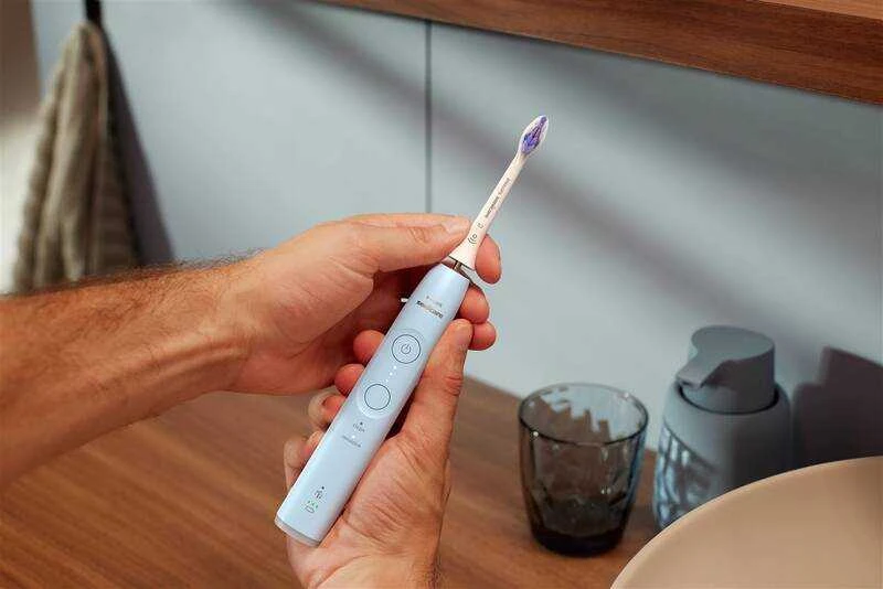 Elektrinis dantų šepetėlis Philips Sonicare Series Series 6100 HX7406/01, Mėlynas