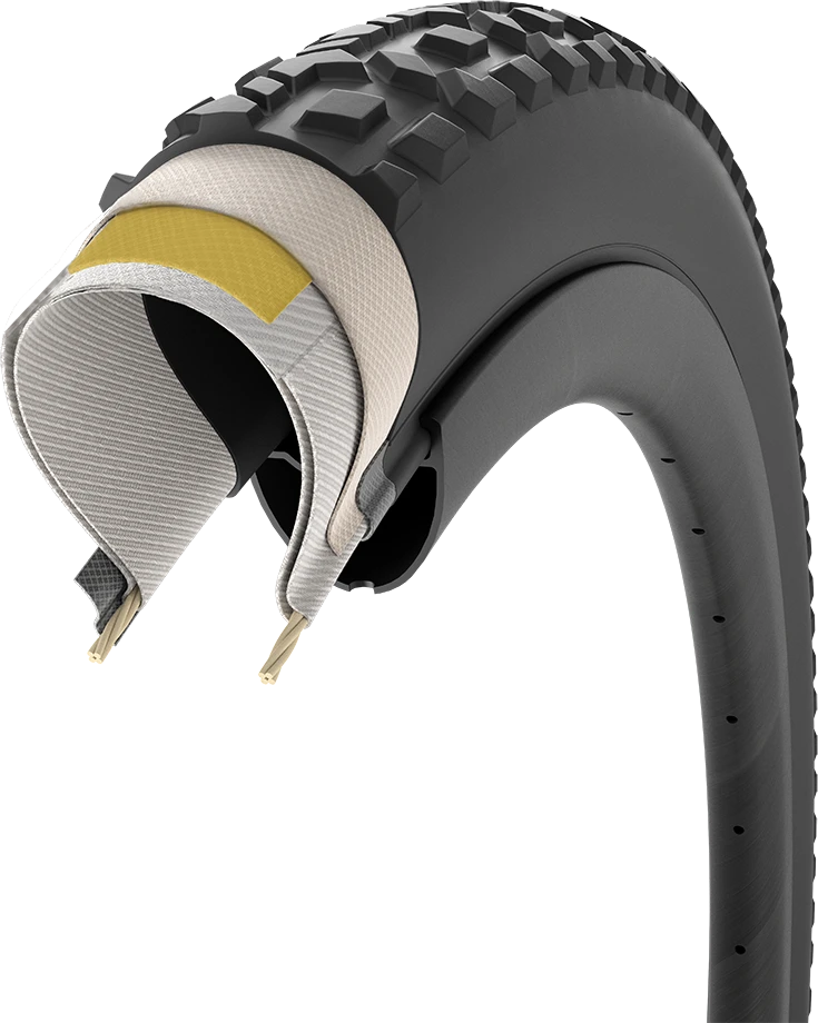Pirelli Cinturato GRAVEL M High Perf., 45-622, ProWALL, 120tpi, SmartEVO GR, juodos