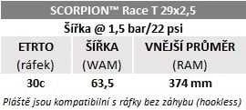 Pirelli Scorpion Race Enduro T, 29 x 2.5, DualWALL, 60 tpi, SmartEVO DH, Geltona