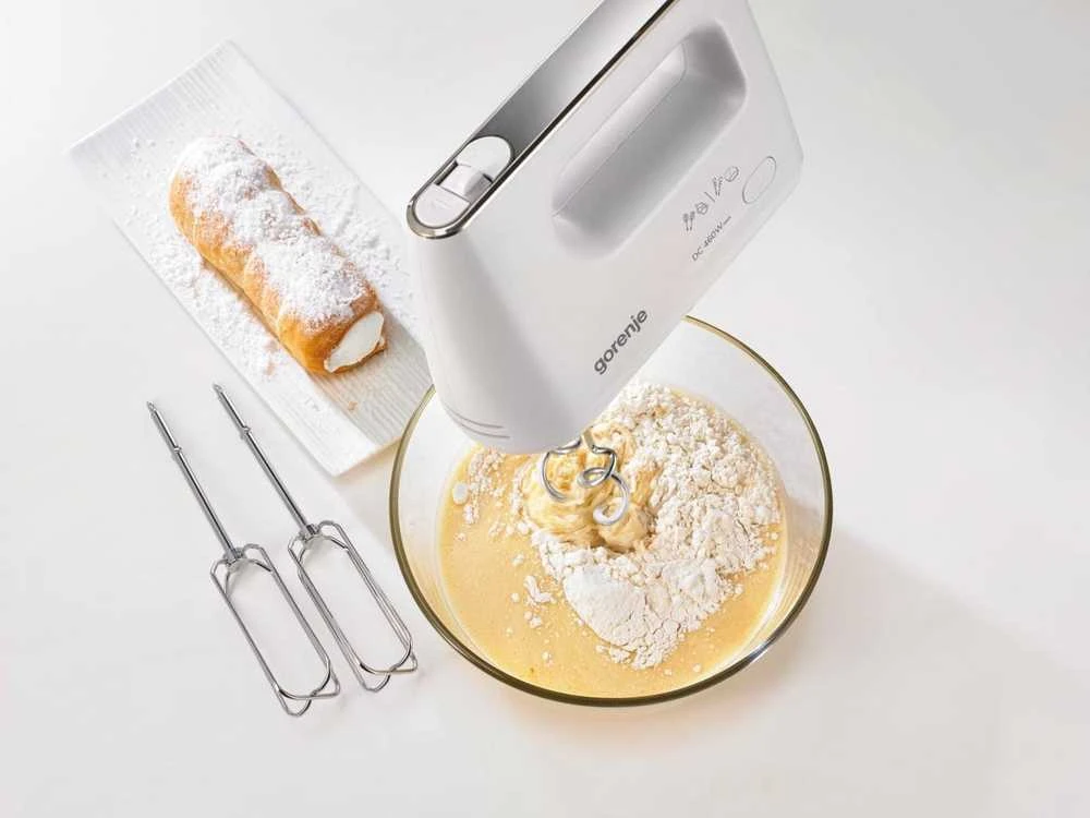 Plakiklis Gorenje | Hand Mixer | M460CDC | Hand Mixer | 460 W | Greičių skaičius 5 | Turbo mode | Baltas