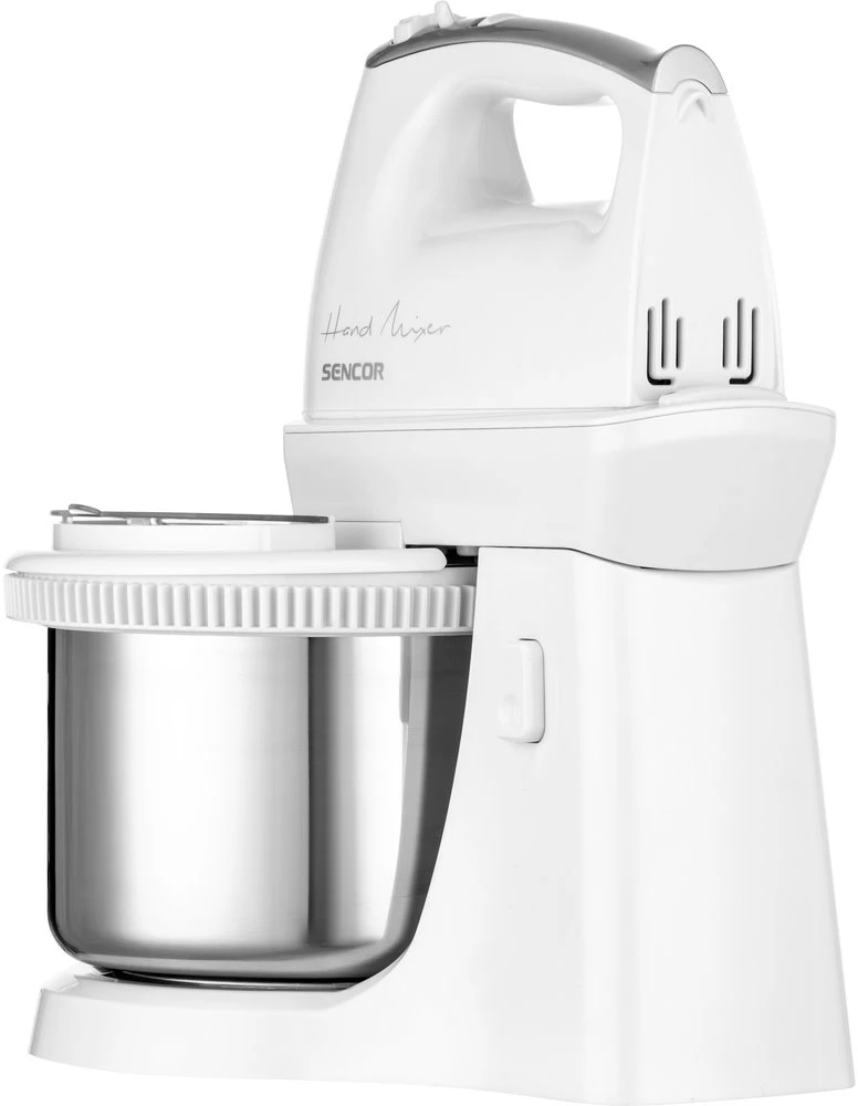Plakiklis Sencor elektrinis mikseris su besisukančiu dubeniu 2,5L 500W, SHM6206SS