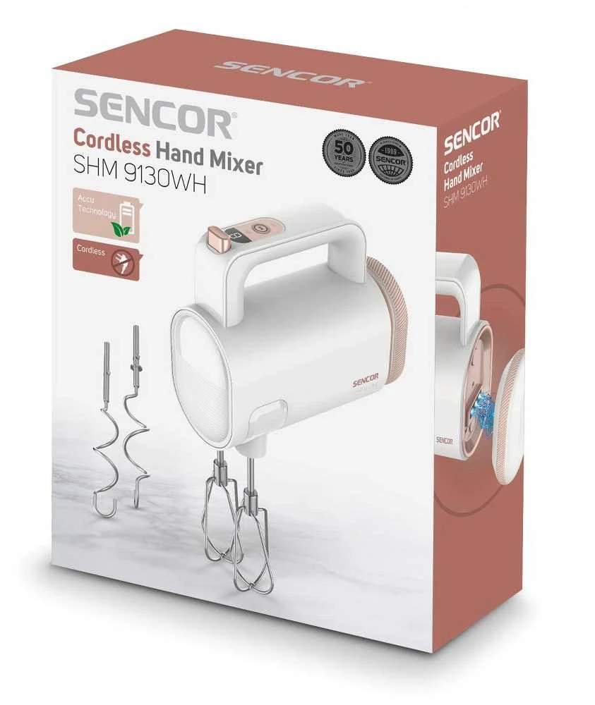 Plakiklis Belaidis rankinis maišytuvas SENCOR SHM 9130WH