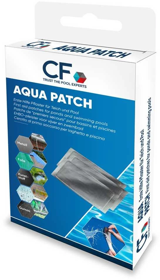 Cf Group AQUA PATCH - baseino remonto pleistrai (5 vnt. skaidrūs, 5 vnt. juodi)