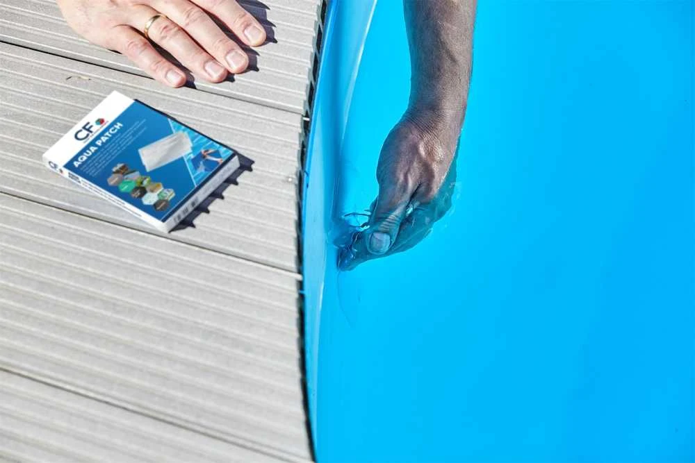 Cf Group AQUA PATCH - baseino remonto pleistrai (5 vnt. skaidrūs, 5 vnt. juodi)