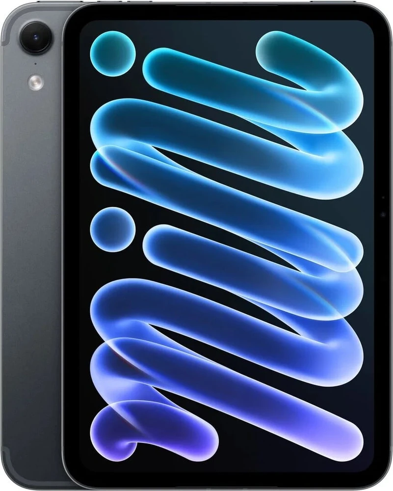 Planšetė Apple iPad mini (A20 Pro) Wi‑Fi 128GB su standartiniu stiklu – Vidurnakčio spalva – MJ6F4HC/A