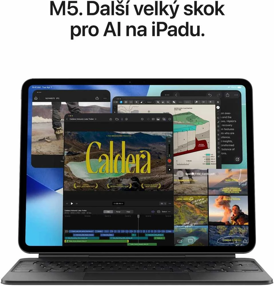 Apple iPad Pro 11" M5 Wi-Fi + Cellular 512GB with standard glass - Silver - ME2T4HC/A