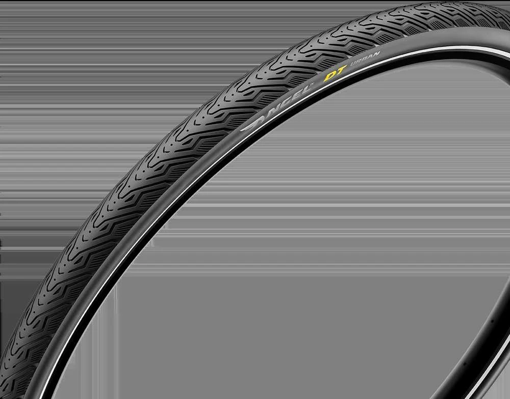 „Pirelli Angel DT Urban“, 52–622, „HyperBELT 5 mm“, 60 tpi, „Pro“ (miesto), juodos su atšvaitais