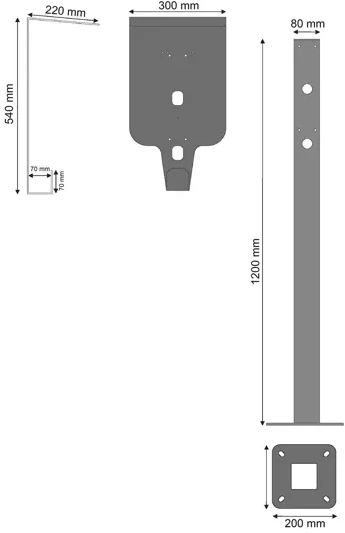 PLATINET EV WALLBOX STOVAS UNIVERSALUS STOVAS EV ĮKROVIMUI UNIVERSAL [45941]